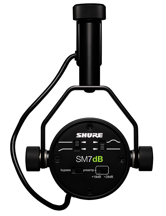 内置话放，传奇绽放：SHURE推出SM7dB话筒