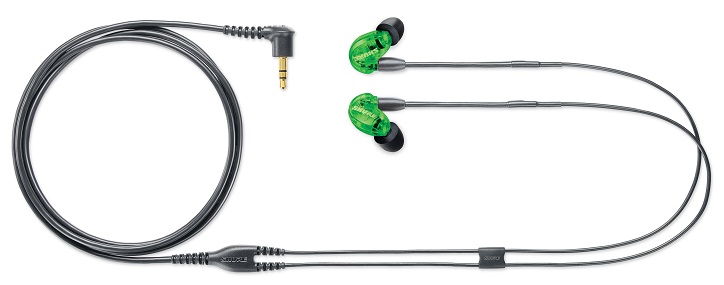高品质SHURE SE215绿色限量特别版隔音耳机隆重上市